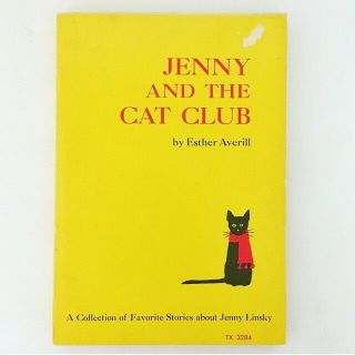 Vintage Book Jenny And The Cat Club Esther Averill Scholastic 1st Printing 1975