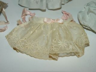 Estate Old Vintage Vogue Ginny Doll Blue Dress Apron Hat Bloomers Outfit 32 3