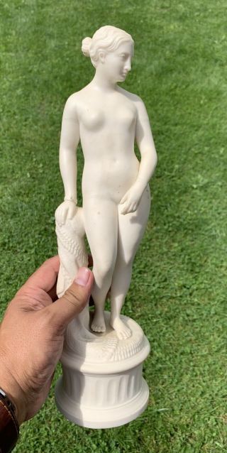 Antique 19th Century English Classical Parian Figure The Greek Slave Marked