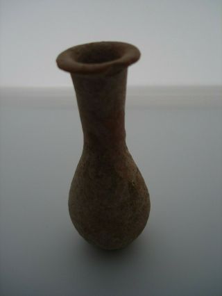 Authentic Ancient Roman Pottery Balsamarium/lacrimarium C.  100 B.  C.  - 400 A.  D.