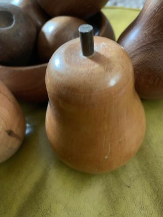Wonderful Vintage Carved Wooden Fruit 2