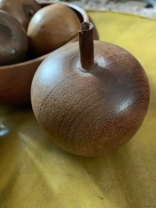 Wonderful Vintage Carved Wooden Fruit 5