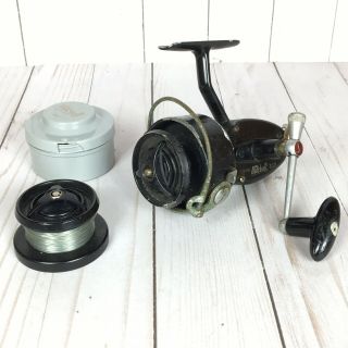 Vintage Garcia Mitchell 300 Spinning Reel Made In France Plus Extra Spool & Case