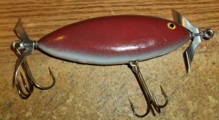 Unknown Glass Eyed Musky Minnow Lure/very Well - Made