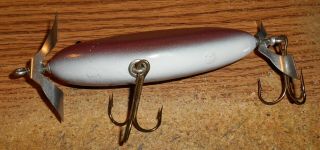 UNKNOWN GLASS EYED MUSKY MINNOW LURE/VERY WELL - MADE 4