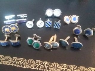 Vintage Cufflinks 11 Pair Brooks Brothers And Others
