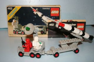 Vintage Lego Space 462 Rocket Launcher Set With Box