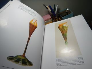 Antique reference book Tiffany Favrile Art Glass by Moise S.  Steeg Jr 3