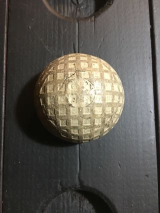 Antique Vintage Square Mesh Golf Ball