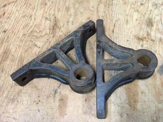 Antique Cast Iron Bolsters For Gas Engine Cart Hit Miss