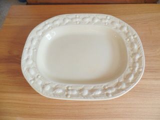Antique Royal Adams Ivory Titian Ware Patented 70566 England China Platter
