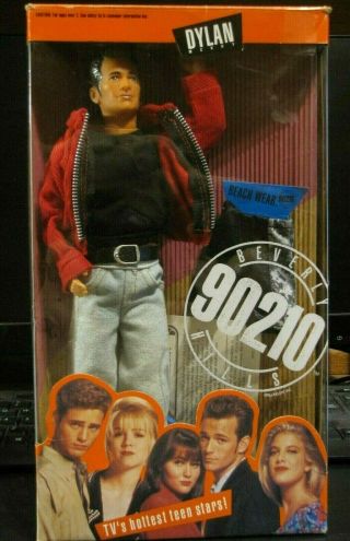 Vintage 1991 Beverly Hills 90210 Mattel Dylan Mckay (luke Perry) Doll