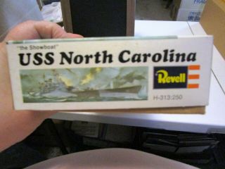 Vintage Unassembled Plastic Model Kit - USS North Carolina 3