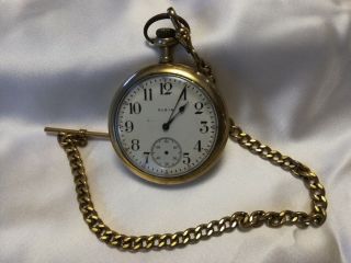 Antique Ca.  1919 Elgin Pocket Watch Size 16s,  15 - Jewel,  Gold - Filled,  Still Runs