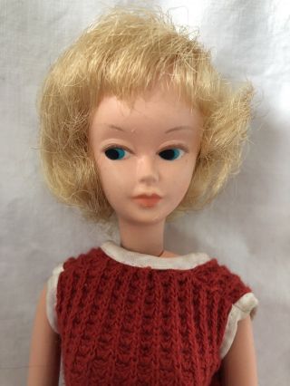 Vintage Blonde Mary Makeup Doll Tressy Family Unmarked