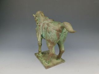Old Fine Art Heavy Bronze Chinese Tang Dynasty Tomb Horse Sculpture Statue 6