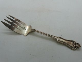 Vintage 7 1/4 " Alvin Silver Co.  Sterling Silver Monogrammed Fork - 39.  5 Grams