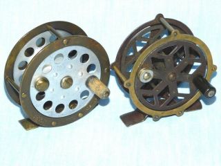 2 Vintage Pflueger Fly Reels - Progress 1774 And Unmarked