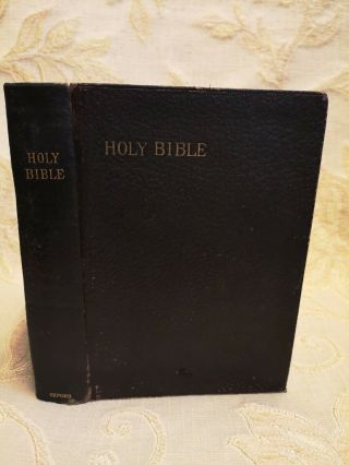 Antique Book Of The Holy Bible Containing The Old And Testaments - C1900