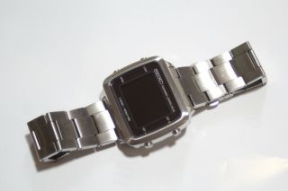 Seiko Spirit S760 - 0ab0 Digital Solar Watch Stainless Steel Radio Wave