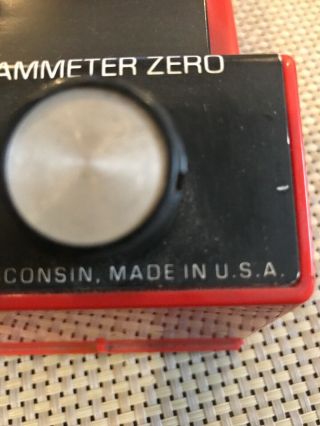 Vintage Snap On MT952 inductive volt - amp Meter 4