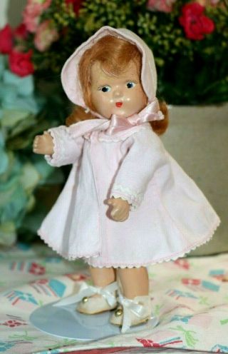 Vintage Composition Doll Vogue Early Ginny Toddles Medford Ma Tagged Outfit