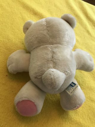 Vintage 1989 Playskool TCFC Nosy Bear Shaker Plush Stuffed Toy Love You Hearts 4