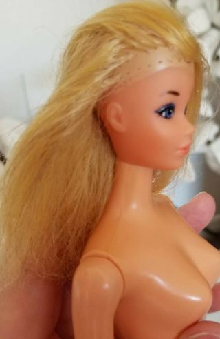 Vintage 1972 Miss America Blonde Barbie Doll Taiwan Steffie Face 70s Retro 5