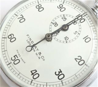 Vintage/Antique Findlay & Co Swiss Made Men ' s Hand Wind pocket watch chronometer 2