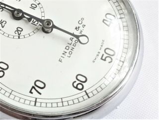 Vintage/Antique Findlay & Co Swiss Made Men ' s Hand Wind pocket watch chronometer 4