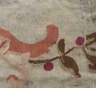 43cm LARGE SCALE TIMEWORN 19th CENTURY FRENCH AUBUSSON TAPESTRY FRAGMENT 149 3