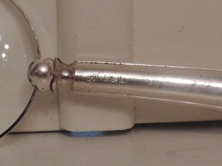 Antique Sterling Silver Ornate Handled Magnifying Glass Hallmark Sheffield 1912 3