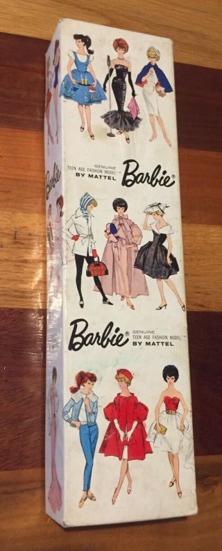 Vintage 1962 Blonde Bubblecut Barbie Doll 850 Box Only