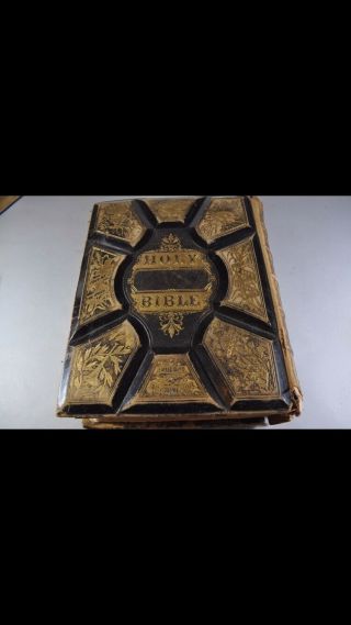 Antique Bible From 1882 Published By A.  J.  Horman (100 Pos Seller Fb)