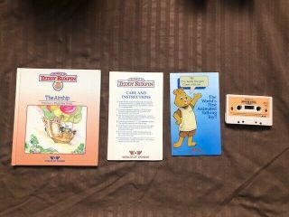 Vintage WOW TEDDY RUXPIN 1985 with Book Cassette Tape and Box 6