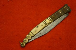 Antique Spanish French 19 Century Navaja Folding Knife 2