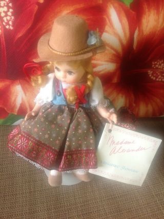 3 Vintage Madame Alexander Miniature Showcase Dolls 8 "