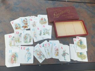 Antique The Premium Game Logomachy - War Of Words Mcloughlin Brothers 1874
