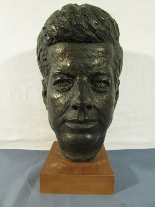 Vintage Austin Productions John F Kennedy Bust Sculpture