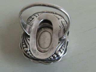 Antique Marcasite Ring UNCAS Sterling Art Deco size 6.  5 in Presentation Box 3
