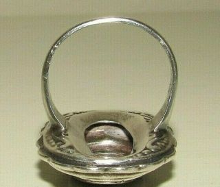 Antique Marcasite Ring UNCAS Sterling Art Deco size 6.  5 in Presentation Box 6