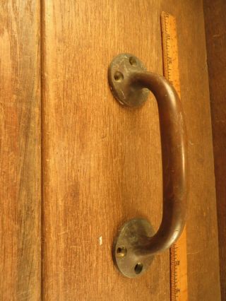 Antique Vintage Solid Brass Door Pull Handle Architectural Restoration Hardware