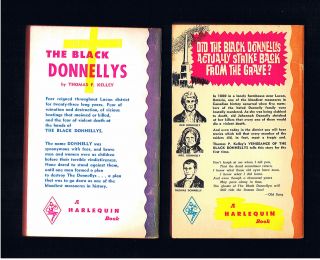 VINTAGE HARLEQUIN THE BLACK DONNELLYS,  REVENGE TRUE CRIME 1954 CANADA 3