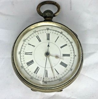 Antique Pocket Watch With Centre Seconds.