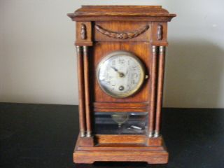 Antique H.  A.  C.  Wurttemberg Germany Mantel Clock - Order