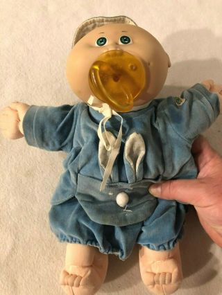 Vintage 1985 Cabbage Patch Kid Doll Baby W/ Clothes