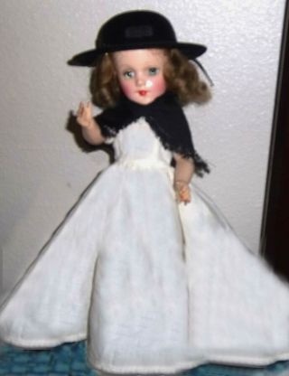 vintage Sheer Dress w/petticoat,  Black velvet hat shawl & Purse Mary 2