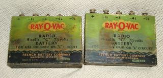Antique Rayovac Battery Radio 1920s