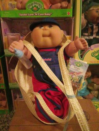 Vintage 2001 Tru 1st Edition Cabbage Patch Kids Doll Tugboat Outfit Brown Hair