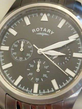 Men’ Rotary ChromaGraph watch Qaurtz bracelet 5